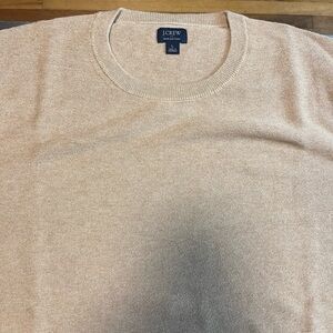 J. Crew Tan Crewneck Sweater